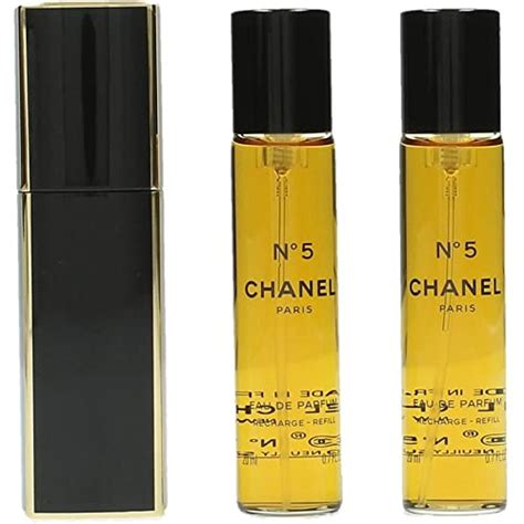 chanel no 5 eau de parfum purse spray refills 3x20ml|chanel no 5 travel refill.